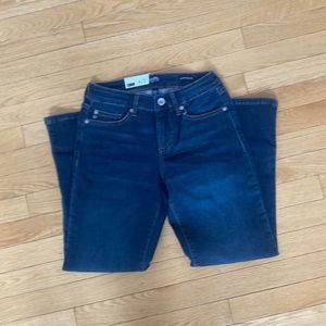 🔴 2 for $25 NEW! WOMENS CHAPS MID RISE CROP KICK JEAN! FLARE JEAN!